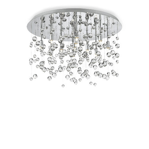 Plafoniera-Contemporanea-Neve-Metallo-Cromo-8-Luci-G9-3W-3000K-Luce-Calda