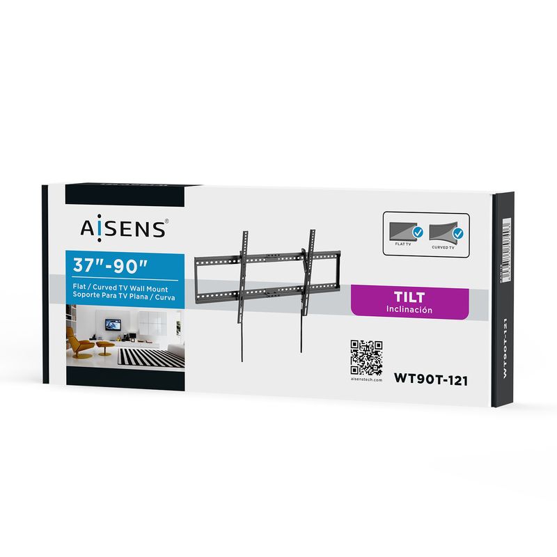 AISENS-WT90T-121-Supporto-TV-a-parete-229-m--90--Nero