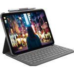 Logitech Slim Folio Grigio Bluetooth QWERTY US International (SLIM FOLIO FOR IPAD 10TH GEN - GREY - US - INTNL-973)