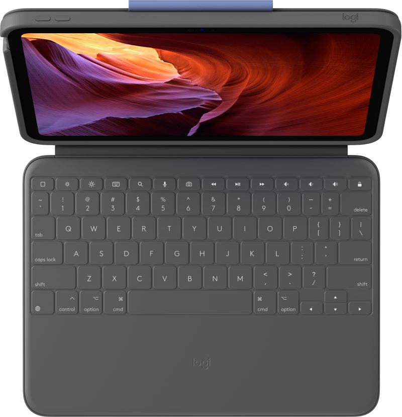 Logitech-Rugged-Folio-Grafite-Smart-Connector-QWERTY-Inglese-UK--RUGGED-FOLIO-IPAD-10TH-GEN-GREY-UK----Versione-UK