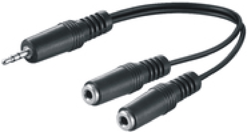 M-Cab-3.5mm---2x-3.5mm-M-F-0.2m-cavo-audio-02-m-2-x-3.5mm-Nero--3.5MM-JACK-ADAPTER-0.2M-M-F---CABLE-M-F-3PIN-TO-2X2P-STE