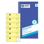 Avery Zweckform AVERY Nutzform Bonblock Bonbuch giallo KP 832 105 x 198 cm 2x 50 fogli