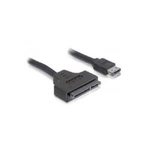 DeLOCK - Power Over eSATA-Kabel - 11-polig USB/eSATA - SATA-Anschluss (22 Pin) - 50 cm