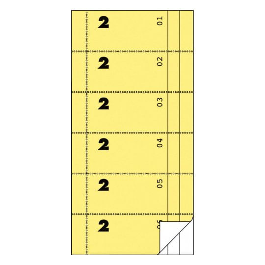 AVERY-Nutzform-Bonblock-Bonbuch-giallo-KP-832-105-x-198-cm-2x-50-fogli