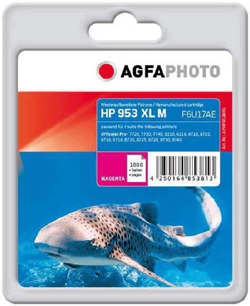 AgfaPhoto APHP953MXL cartuccia toner 1 pz Compatibile Magenta