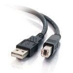 C2G 81566 cavo USB 2 m USB 2.0 USB A USB B Nero