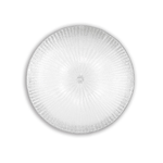 Plafoniera-Classica-Shell-Vetro-Trasparente-6-Luci-E27