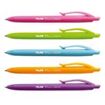 Milan-176555124-Multicolore-Penna-a-sfera-retrattile-a-clip-24-pz