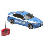 RE.EL Toys Alfa Romeo Giulia Quadrifoglio Polizia RC in Scala 1:24