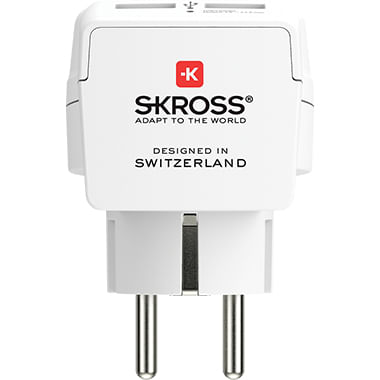 Presa-adattatore-SKROSS-Home-USB-Hub-con-USB-bianco