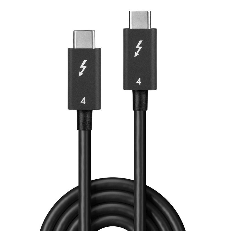 Lindy-31120-Cavo-Thunderbolt-1-m-40-Gbit-s-Nero--1M-THUNDERBOLT-4-CABLE-PASSIVE----