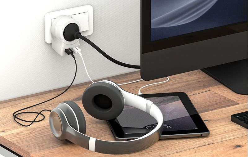 Presa-adattatore-SKROSS-Home-USB-Hub-con-USB-bianco