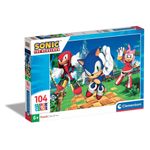 Clementoni Sonic Puzzle 104 pz Fumetti