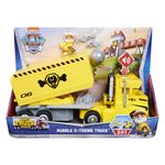 Spinmaster PAW Patrol , X-Treme Truck, camion di Rubble trasformabile 2 in 1 con escavatore giocattolo, gru giocattolo