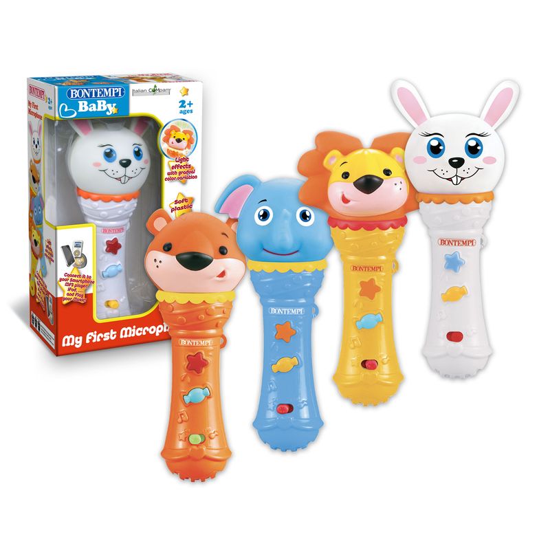 BABY-MICROFONO-KARAOKE-ANIMALI-ASSORTITI-VENDITA-UNITARIA-SOGGETTO-CASUALE