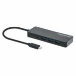 Manhattan-168410-hub-di-interfaccia-USB-tipo-C-5000-Mbit-s-Nero--USB-C-Dock-Hub-Ports-x7-USB-A-x7-5-Gbps-USB-3.2-Gen1-ak