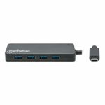 Manhattan-168410-hub-di-interfaccia-USB-tipo-C-5000-Mbit-s-Nero--USB-C-Dock-Hub-Ports-x7-USB-A-x7-5-Gbps-USB-3.2-Gen1-ak