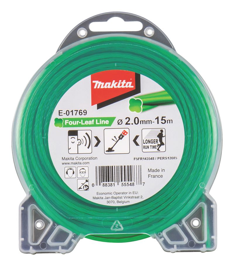 Filo-falciante-Makita-Four-Leaf-20-mm-x-15-m-verde