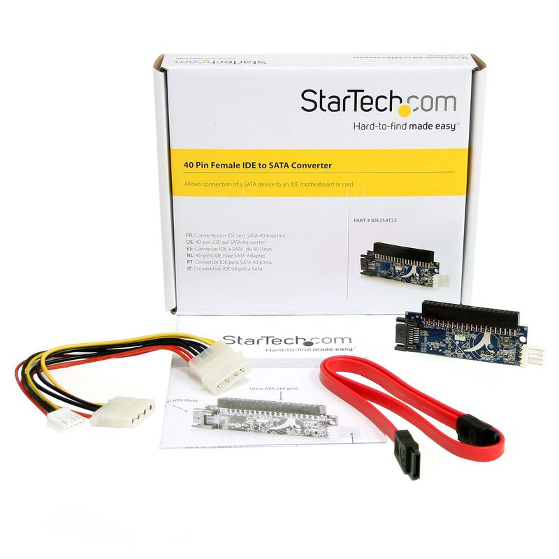 Adapter-StarTech-F-40-PIN-IDE>SATA