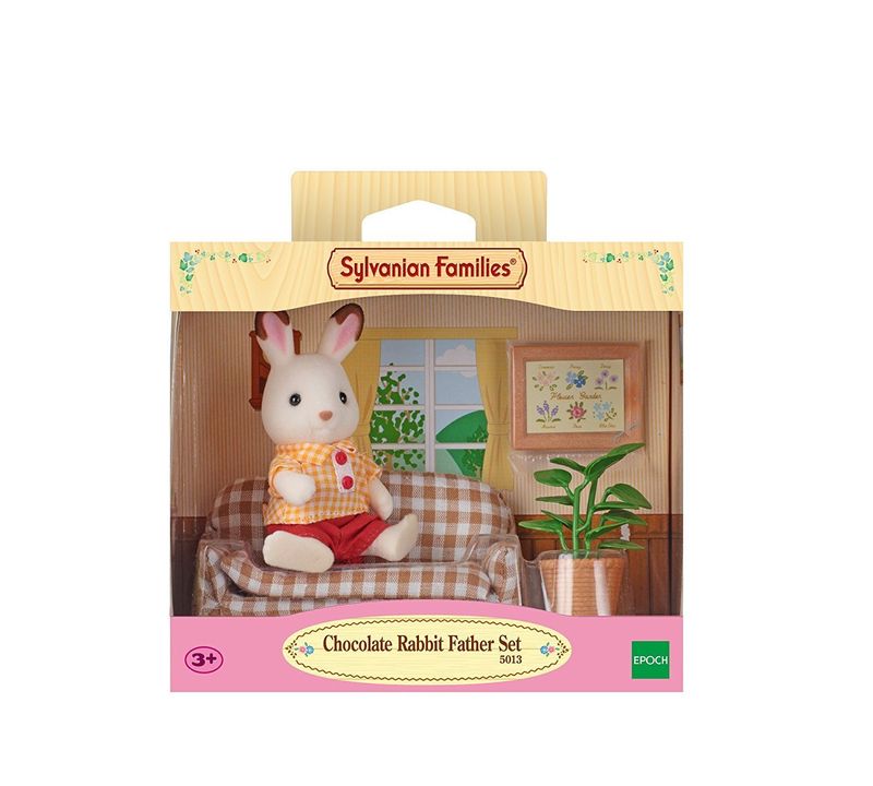 SYLVANIAN-FAMILIES--CONIGLIO-PAPA-CIOCCOLATO