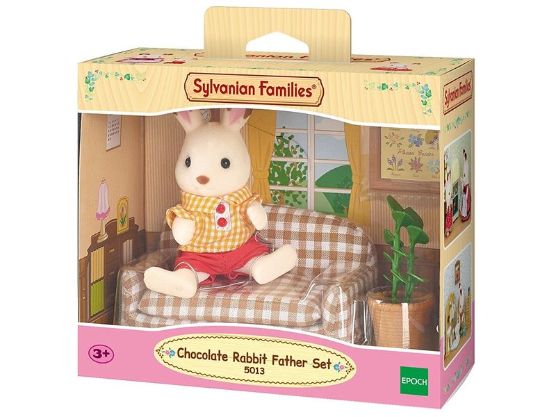 SYLVANIAN-FAMILIES--CONIGLIO-PAPA-CIOCCOLATO