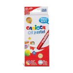 Carioca Pastelli ad olio Carioca confezione da 12 colori brillanti e coprenti facili da sfumare scrittura morbida