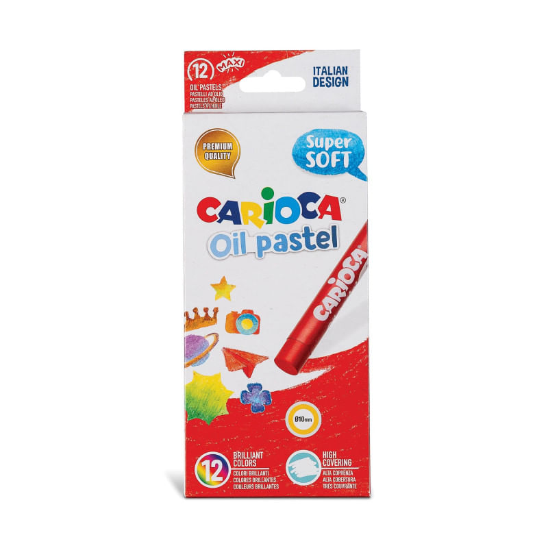 Pastelli-ad-olio-Carioca-confezione-da-12-colori-brillanti-e-coprenti-facili-da-sfumare-scrittura-morbida-ideale-per-bambini