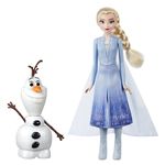 Hasbro Disney Frozen - Elsa e Olaf elettronici (Elsa telecomanda Olaf per farlo parlare e ballare, parla in italiano