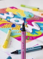 STABILO-Pen-68-MAX-marcatore-Beige-Nero-Blu-Marrone-Verde-Azzurro-Verde-chiaro-Arancione-Rosa-Viola-Rosso-Viola-Giallo-12-pz