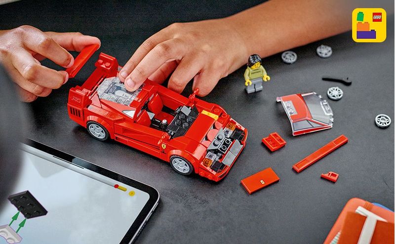 LEGO-Speed-Champions-76934-Supercar-Ferrari-F40-Modellino-di-Auto-Sportiva-Macchina-Giocattolo-da-Collezione-per-Bambini-9-