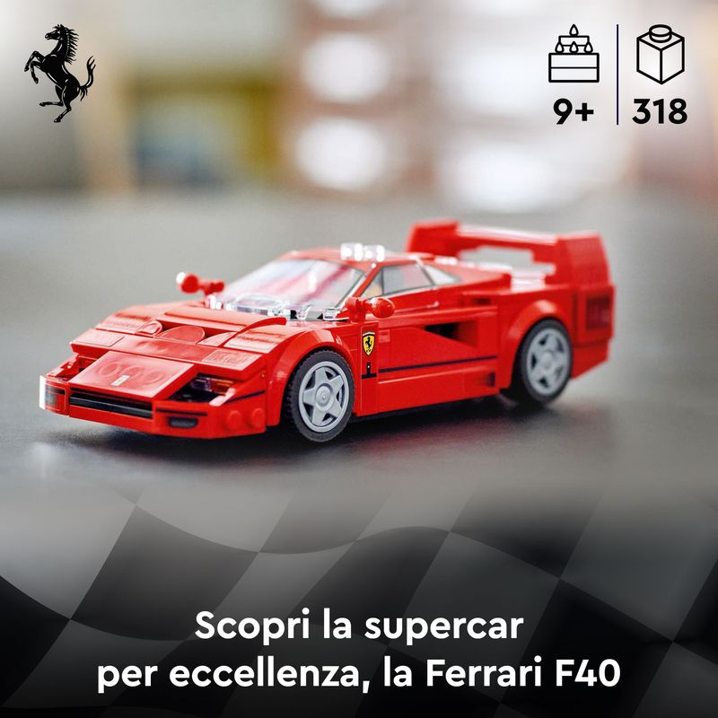 LEGO-Speed-Champions-76934-Supercar-Ferrari-F40-Modellino-di-Auto-Sportiva-Macchina-Giocattolo-da-Collezione-per-Bambini-9-