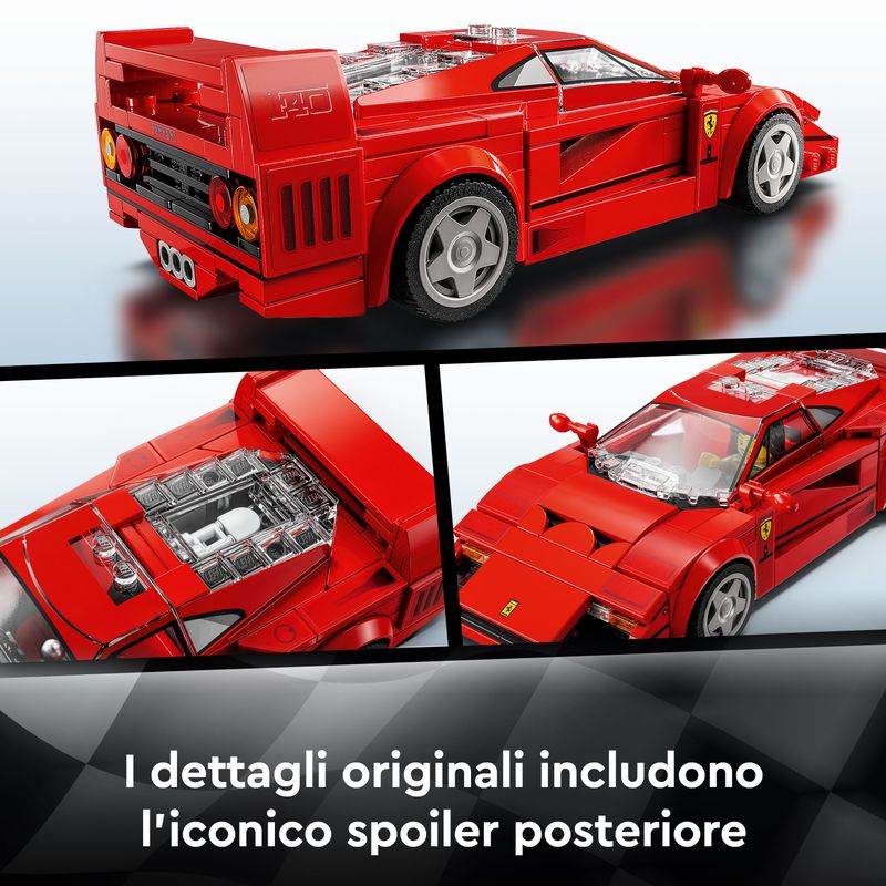 LEGO-Speed-Champions-76934-Supercar-Ferrari-F40-Modellino-di-Auto-Sportiva-Macchina-Giocattolo-da-Collezione-per-Bambini-9-