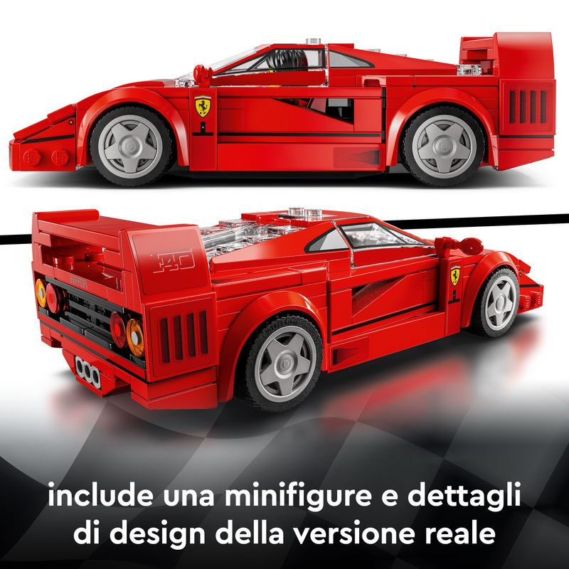 LEGO-Speed-Champions-76934-Supercar-Ferrari-F40-Modellino-di-Auto-Sportiva-Macchina-Giocattolo-da-Collezione-per-Bambini-9-