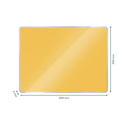 Leitz-70420019-lavagna-600-x-400-mm-Vetro-Magnetico--Leitz-Cosy-Magnetic-Glass-Whiteboard-60-x-40-cm-Warm-Yellow-