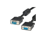 ROLINE 20m VGA cavo VGA VGA D-Sub Nero (ROLINE HQ VGA CableFerrit HD15. M/F. Black. 20m)