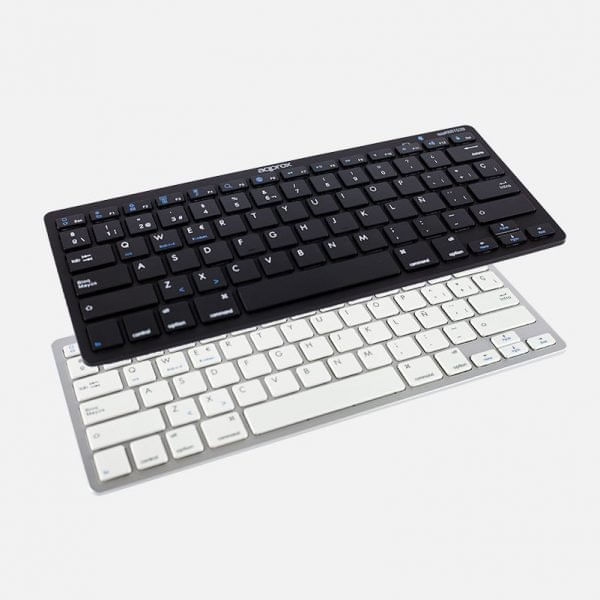 Approx-APPMX300BTS-tastiera-Bluetooth-QWERTY-Spagnolo-Argento