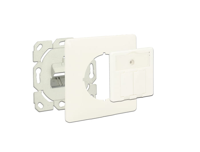 Delock-Scatola-di-giunzione-Keystone-compatta-a-2-porte