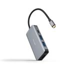 Nanocable-10.16.1005-hub-di-interfaccia-USB-3.2-Gen-1--3.1-Gen-1--Type-C-5000-Mbit-s-Grigio