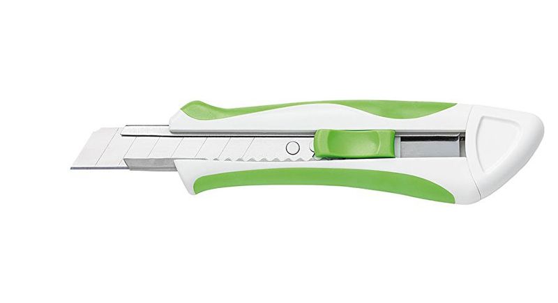 Coltello-WEDO-18-mm-verde-bianco