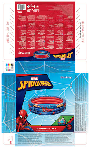 PISCINA-3-ANELLI-SPIDERMAN-122-30-CM