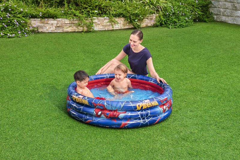 PISCINA-3-ANELLI-SPIDERMAN-122-30-CM