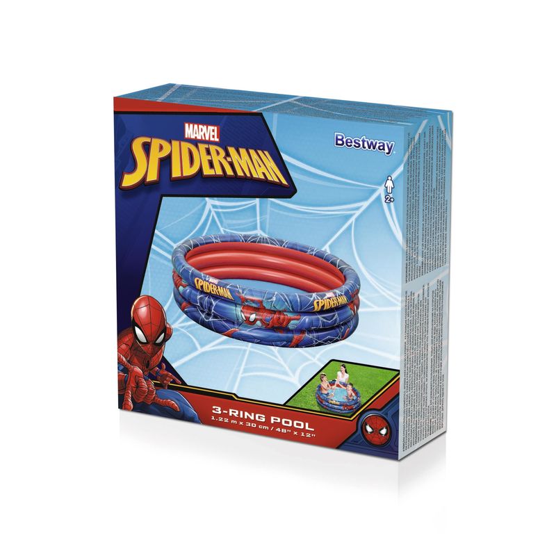 PISCINA-3-ANELLI-SPIDERMAN-122-30-CM