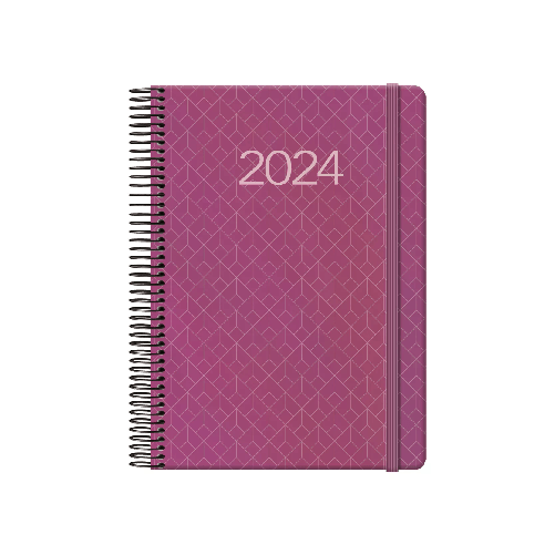 DOHE-12741-Agenda-giornaliera-336-pagine-Fucsia