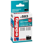 Edding cartuccia per stampante edding EDD-583 nera compatibile con Brother LC-3219XLBK