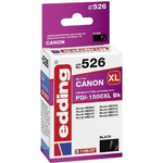 Edding cartuccia per stampante edding EDD-526 nera compatibile con Canon PGI-1500 XL BK