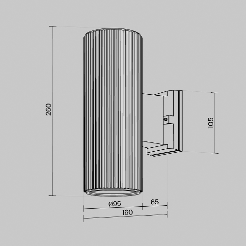 Lampada-Da-Parete-Moderna-Da-Esterno-Metallo-Bianco-Luce2E27-60W-Ip54