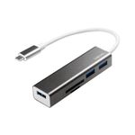 LogiLink UA0305 replicatore di porte e docking station per notebook USB 3.2 Gen 1 (3.1 Gen 1) Type-C Alluminio