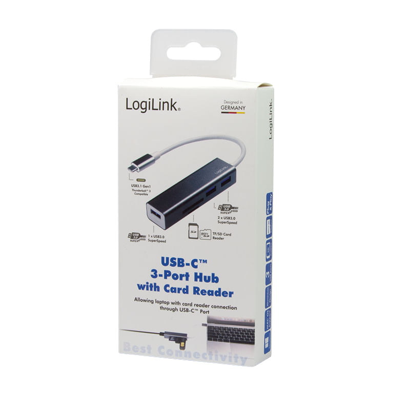 LogiLink-UA0305-replicatore-di-porte-e-docking-station-per-notebook-USB-3.2-Gen-1--3.1-Gen-1--Type-C-Alluminio