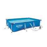 Bestway Steel Pro Piscina Rettangolare mis. 300x201xh66 cm - colore azzurro - con pompa a filtro