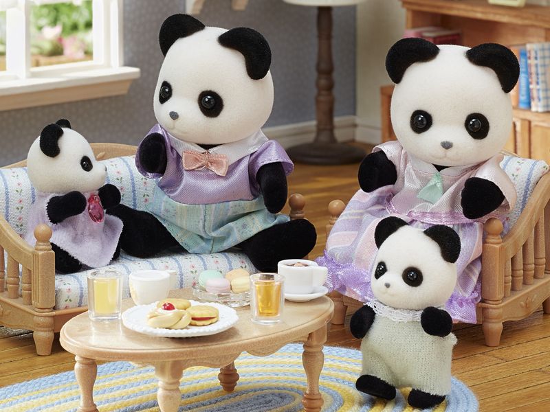 SYLVANIAN-FAMILIES--FAMIGLIA-POOKIE-PANDA